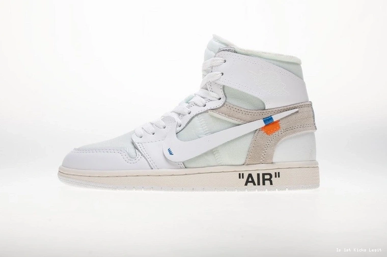 Jordan Air 1 retro NIKE OWT White AQ0818-100 high 1129